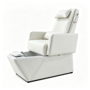 Fauteuil de pédicure électrique inclinable de luxe, fauteuil de spa pour les pieds moderne avec baignoire pour les pieds, pour salon de beauté et mobilier de salon de manucure - Product Image 3