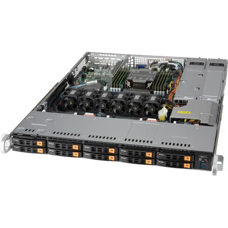 슈퍼마이크로 서버 A + 서버 1114S-WN10RT (블랙) CSE-116TS-R706WBP5-N10