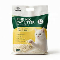 Litière pour chats 3-en-1 à faible MOQ, mélange de tofu, manioc et bentonite