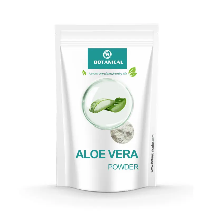 B.C.I-Lieferung ISO-zertifiziertes 100:1 Aloe Vera-Gel gefriert getrocknetes Extraktpulver Aloe Vera-Pulver