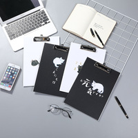 Porte-documents A4 exclusif pour étudiants, motif animaux de dessin animé, en PP, imprimé UV, grande capacité, pour rangement et organisation de documents épais