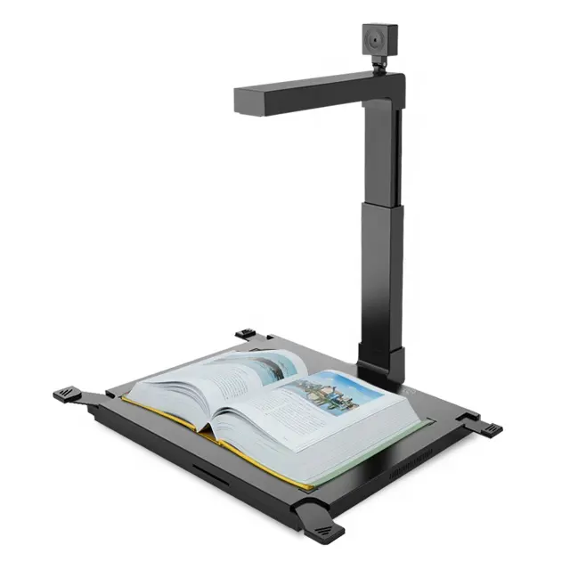 High Speed Visual Presenter Dual Usb A3 Ocr 13MP and 5MP Portable Document Camera Scanner For Bank