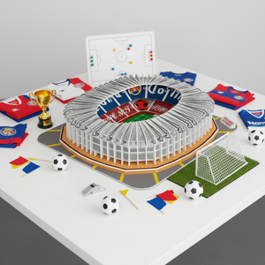 <span class=keywords><strong>Jeu</strong></span> de société de modèles à assembler en mousse EPS 3D : Coupe <span class=keywords><strong>du</strong></span> Monde de football 2026, Finale, Stade Metlife, Match d'ouverture, Stade Azteque - Product Image 5