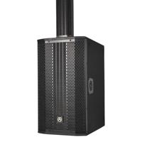 Accuracy Pro Audio AC22TD3 2000W Sistema PA Profesional Clase D para Escenario con Patente, Columna de Altavoces Activos de Madera de 2*10 Pulgadas