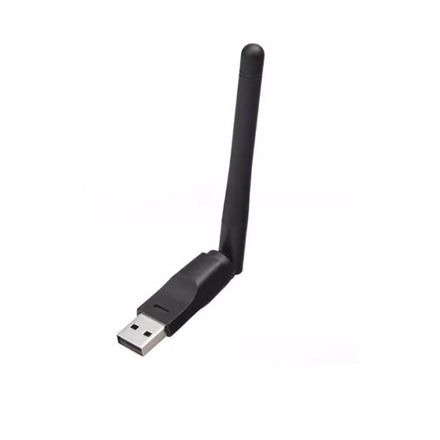 MT 7601 WiFi Adapter with 150Mbps USB2.0 2.4Ghz 802.11/b/g/n Rotatable USB Antenna for Communication & Networking