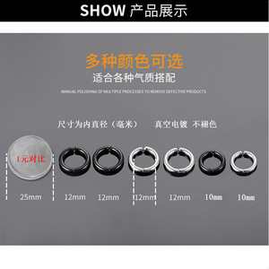 Boucles d'oreilles hypoallergéniques en acier inoxydable chirurgical unisexe, petites boucles d'oreilles pour boucles d'oreilles percées ou non percées pour hommes - Product Image 6