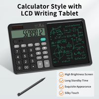 Calculatrice Scientifique Électronique 12 Chiffres avec Tablette d'Écriture LCD pour Étudiant – Fournitures Scolaires