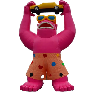 ألعاب مطاطية مخصصة إعلانات ترويجية قابلة للنفخ حيوان صاروخ غوريلا ضخم قابل للنفخ - Product Image 1