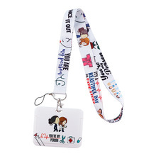 Lanière de cou pour infirmière Grey's Anatomy en gros, porte-clés pour téléphone portable, porte-badge d'identification - Product Image 2