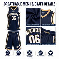 Conjunto de Uniforme de Baloncesto Personalizado para el Hogar y Fuera de Casa, Diseño de Dos Equipos, Camiseta y Pantalones Cortos Sublimados para Clubes del Reino Unido, Ligas Escolares y Torneos