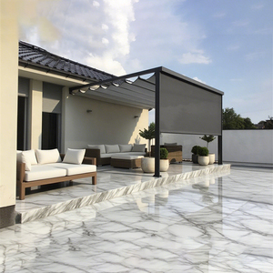 Điện PVC Patio mái hiên với bột tráng khung và màn hình-trẻ em an toàn hoạt động & Auto-Stop chức năng cho gia đình nhà - Product Image 2