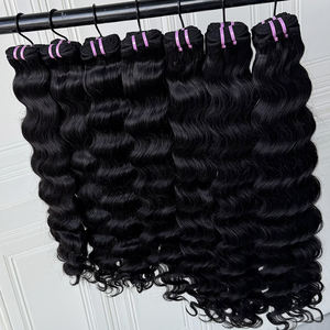 Extensions de cheveux vierges cambodgiens, couleur naturelle, 10-40 pouces, double trame machine, brillantes, sans nœuds, sans perte, vente en gros - Product Image 3