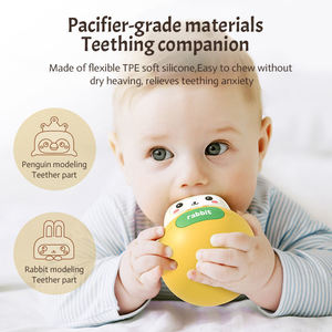 Jouet à bascule pour bébé en silicone breveté, qualité alimentaire, cloche à vent pivotante à 360 degrés, coordination œil-main, cadeau de dentition pour nourrisson - Product Image 4