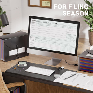 แฟ้มใส่เอกสารแบบพับได้ 26 ช่อง แฟ้มขยายได้ คุณภาพพรีเมียม สำหรับจัดเก็บใบเสร็จ บิล <span class=keywords><strong>ภาษี</strong></span> เอกสารต่างๆ สำหรับโรงเรียน สำนักงาน และบ้าน - Product Image 4