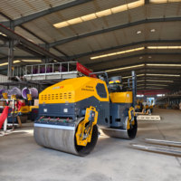 Compacteur industriel de rouleau compresseur d'asphalte vibrant hydraulique de marque JUYOU pour la construction disponible à la vente