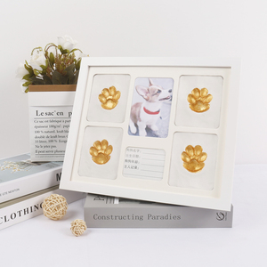 Kit DIY Tampon Encreur pour Empreintes <span class=keywords><strong>de</strong></span> Bébé Personnalisées – Décoration Créative pour la Maison en Bois Massif Imperméable avec Impression Numérique Photo - Product Image 1