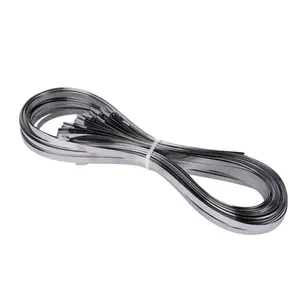 Self locking fastening outdoor and indoor application wire stainless steel zip tie