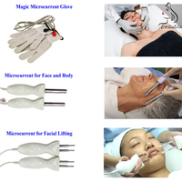 Gants magiques de massage à micro-courant BIO anti-rides pour le lifting du visage, machine de rajeunissement cutané à micro-courant
