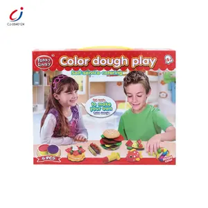 面白いふりメーカー調理食品Playdough DIYキッチンカラープレイ生地、子供のプレイプレイ生地キッチンおもちゃカラーマッド