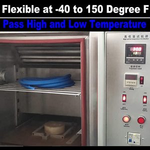 Сверхмощный Гибридный садовый водяной шланг 5/8 дюйма на 50 футов 150 PSI Kink устойчивый, гибкий с поворотной рукояткой - Product Image 6