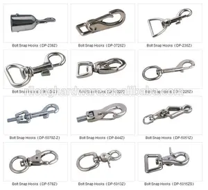 Rigging Hardware Swivel Trigger Snap Hook Scissor Snap Hook Trigger Carabiner Lobster Claw Swivel Snap Hook