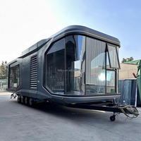 Petite Maison Conteneur Contemporain de Haute Qualité Capsule Spatiale Maison Préfabriquée avec Structure en Acier pour Hôtel ou Resort
