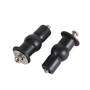 Vis d'expansion en acier <span class=keywords><strong>noir</strong></span> de qualité industrielle SHEDL SDB88265 pour fixation de couvercle de toilette, finition unie, fournie par l'usine - Product Image 2
