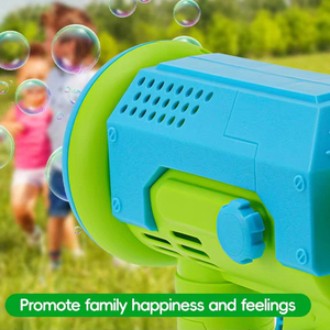 SY TOYS bulles été fête en plein air électrique pistolet à bulles jouets dessin animé fusées mitrailleuse à bulles pour les enfants - Product Image 4