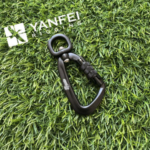 <span class=keywords><strong>Crochet</strong></span> de mousqueton pivotant en aluminium robuste pour laisse de chien - Product Image 3