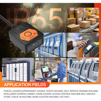 Lecteur de codes-barres 2D à montage fixe NETUM NT-480, scanner de codes QR programmable automatique pour ligne de production