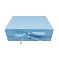 Boîte pliante cosmétique de style ruban, boîte pliante magnétique, boîte cadeau magnétique, boîte cadeau pliante pour cosmétiques