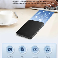 Hard Drive Mekanik Portabel Kapasitas Besar 500G Hingga 128TB Disk Penyimpanan Eksternal Untuk Laptop Desktop Game Video File Backup