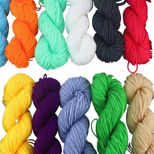 Factory Direct Thick Spun <strong>Acrylic</strong> Thread Chenille Yarn 7s 60,60 Twist Polyester Wool Hand-Knitted Crocheted Slippers Stamp - Product Image 2