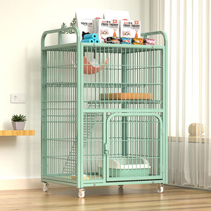 핫 세일 고양이 빌라 저렴한 가격 수출 실내 야외 케이지 유니버설 디자인 고양이 빌라 하우스 캐터리 - Product Image 6