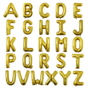 Lamina sottile a forma di palloncino lettera in alluminio Mylar Party 40 pollici <span class=keywords><strong>X</strong></span> a forma di cremoso - Product Image 3