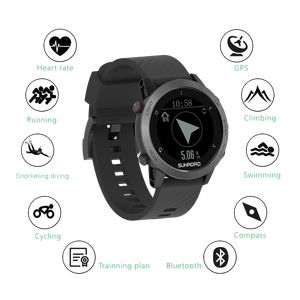 Montre connectée GPS numérique pour homme Sunroad, tracker d'activité physique, survie en cas d'urgence, course à pied, cyclisme, natation, randonnée, altimètre, boussole - Product Image 2