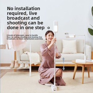 <span class=keywords><strong>Bracket</strong></span> Lampu Isi Ulang untuk Siaran Langsung Ponsel Merah, untuk Pemotretan dari Atas, Rotasi 360 Derajat, Model V6, Dapat Digunakan di Tempat Tidur untuk Kelas Online - Product Image 2