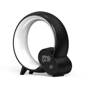 Creative Sunrise Alarm Clock Wake up <b>Light</b> <b>Reading</b> <b>Light</b> for <b>Bedside</b> Restaurant Hotel Smart Table Clock for Office Travel - Product Image 3