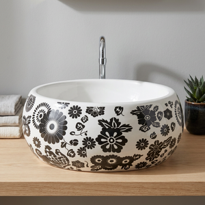 Lavabo de table en céramique de porcelaine bleue au design moderne, écologique, pour hôpitaux et centres commerciaux, avec garantie à vie, provenant d'Inde - Product Image 3