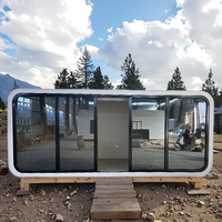 Maisons préfabriquées Apple Pod personnalisables pour appartements et immeubles de bureaux cosses mobiles étanches pour la maison et l'hôtel.