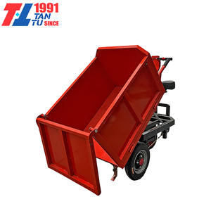 OEM Supported Mini tre ruote carriola a mano Dump Cart <span class=keywords><strong>sedile</strong></span> per strumenti di stoccaggio uso industriale - Product Image 5