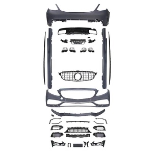Accesorios de coche para <span class=keywords><strong>Mercedes</strong></span>-<span class=keywords><strong>Benz</strong></span> <span class=keywords><strong>Clase</strong></span> <span class=keywords><strong>C</strong></span> W205 2015, 2016, 2017, 2018, 2019, <span class=keywords><strong>2020</strong></span>, 2021 actualización C63 modelo - Product Image 2