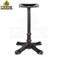 Pied de table en fonte antique européen, robuste, en métal, pour restaurant, café, mobilier