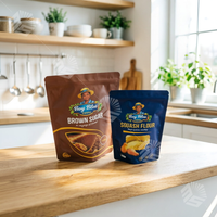 Sachets Doypack personnalisés en plastique Mylar avec fermeture éclair pour emballage alimentaire
