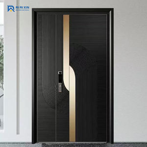 Portes <span class=keywords><strong>en</strong></span> acier métallique de sécurité pour entrée de villa moderne, personnalisables, pour <span class=keywords><strong>une</strong></span> sécurité accrue, à un <span class=keywords><strong>prix</strong></span> abordable. - Product Image 6