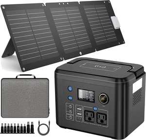 Batterie Lifepo4 230400mah, générateur de camping en plein air, panneaux solaires, banque de charge, station d'alimentation portable 300W 1000W - Product Image 2