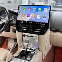 19,8 Zoll Android Autoradio DVD-Player für Toyota Land Cruiser 2016-2021 Auto GPS-Navigation Kabelloses Carplay Bluetooth WLAN