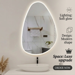 Modern Style Waterproof Time Display Touch Switch Screen <strong>Rectangle</strong> Intelligent <strong>Wall</strong> Mounted Led <strong>Mirror</strong> Smart Espejo Inteligente - Product Image 3