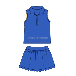 Conjunto de Ropa Deportiva de Verano para Niñas 2026, Conjunto de Yoga sin Mangas, Traje de Yoga Personalizado para Niños con MOQ Bajo - Product Image 3
