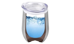 <span class=keywords><strong>12</strong></span> oz à Double isolation En Verre Sans Tige avec Des Couvercles pour <span class=keywords><strong>le</strong></span> <span class=keywords><strong>Vin</strong></span>, Gobelet En Acier Inoxydable - Product Image 3